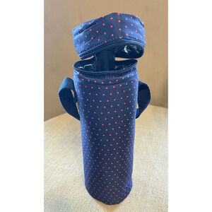 NWOT Insulated Portable Blue and Red Wine Tote--NEVER USED